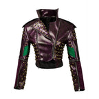 Mal Cosplay Jacket PU Leather Women's Coat