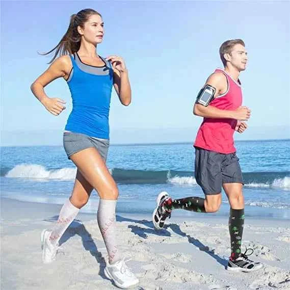 Compression Socks Varicose Veins Blood Circulation Pregnancy 20-30mmhg Nurse Socks Men Women Marathon Golf Cycling Sports Socks