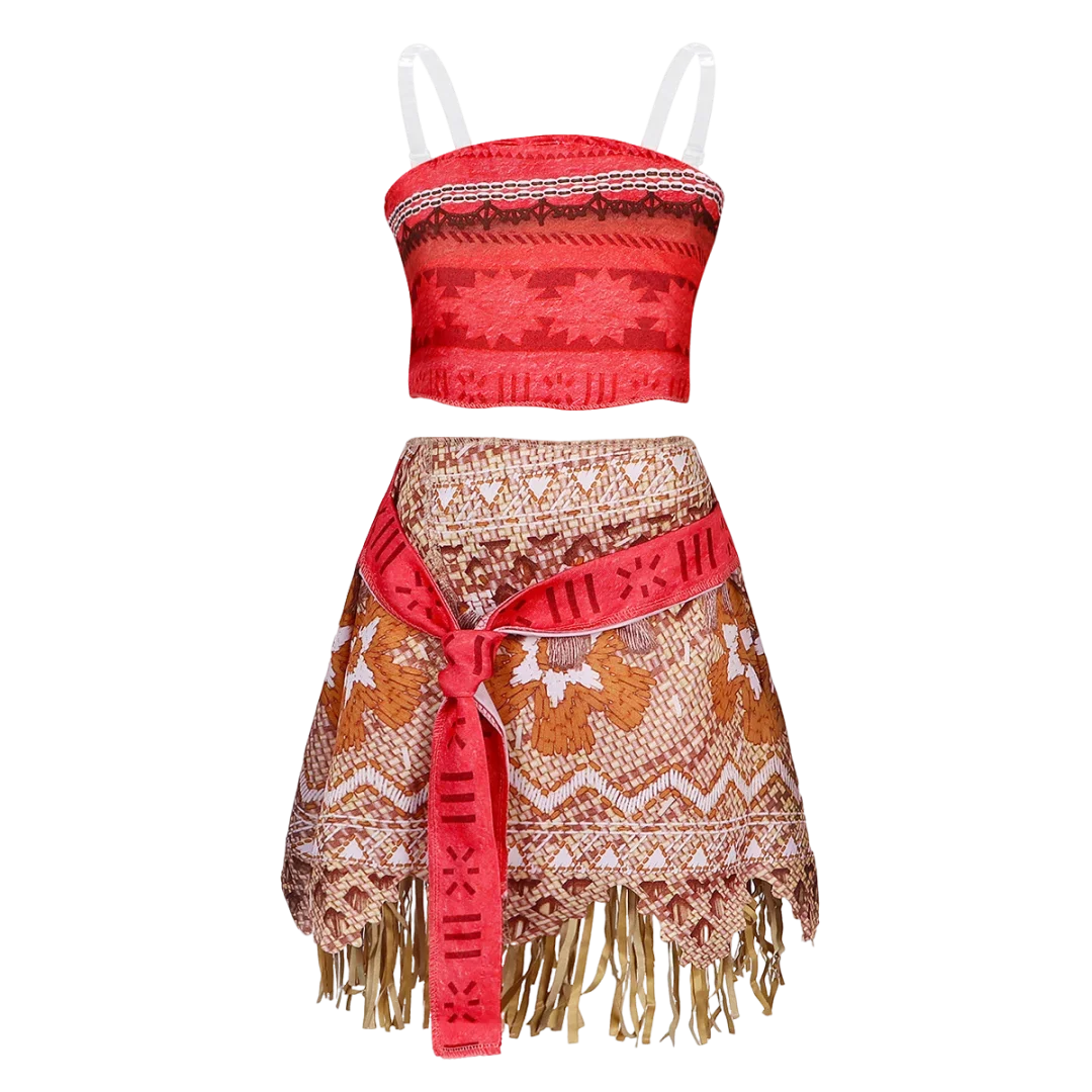 Disney Moana Princess Dress for Girls - Cosplay Costume