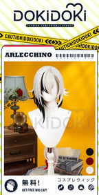 Genshin Impact Arlecchino Cosplay Costume Set with Wig