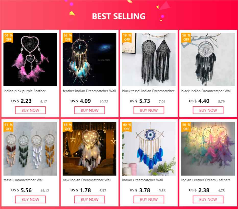 Indian Pink Purple Feather Dreamcatcher Love Wall Hanging Room Decor Handmade Aesthetic Retro Dream Catcher Wind Chime Ornament