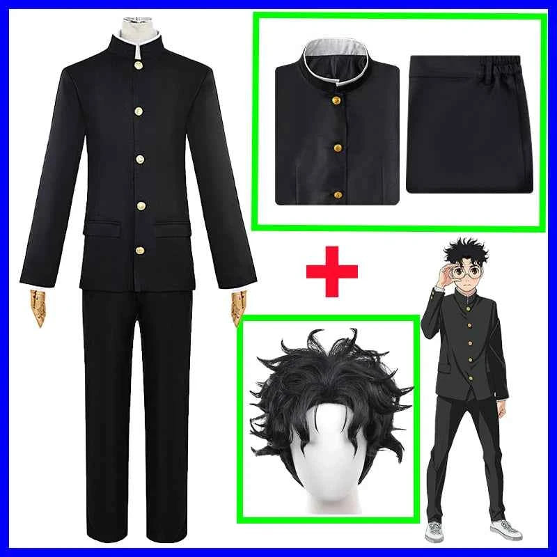 Anime Dandadan Cosplay Costume Aira Shiratori JK Sailor Skirts Outfit Suit Momo Ayase Ken Takakura Jackets Pants Wig School Sets