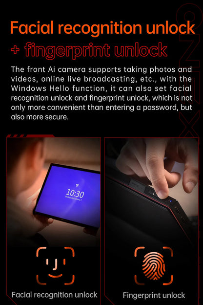 OneXPlayer X1 PRO AMD Ryzen AI 9 HX 370 /8840U PC Game Console 3 IN 1 Laptop Tablet 10.95 Inch 120 Hz AI CPU Computer Controller SS69