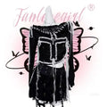 Original Design Punk Rock Cross Patch Long Sleeve Slash Tshirt Gothic Women Subculture Lace Ruffled Holloween Tee Tops Clothing SS69 92.69 new slash neck / L