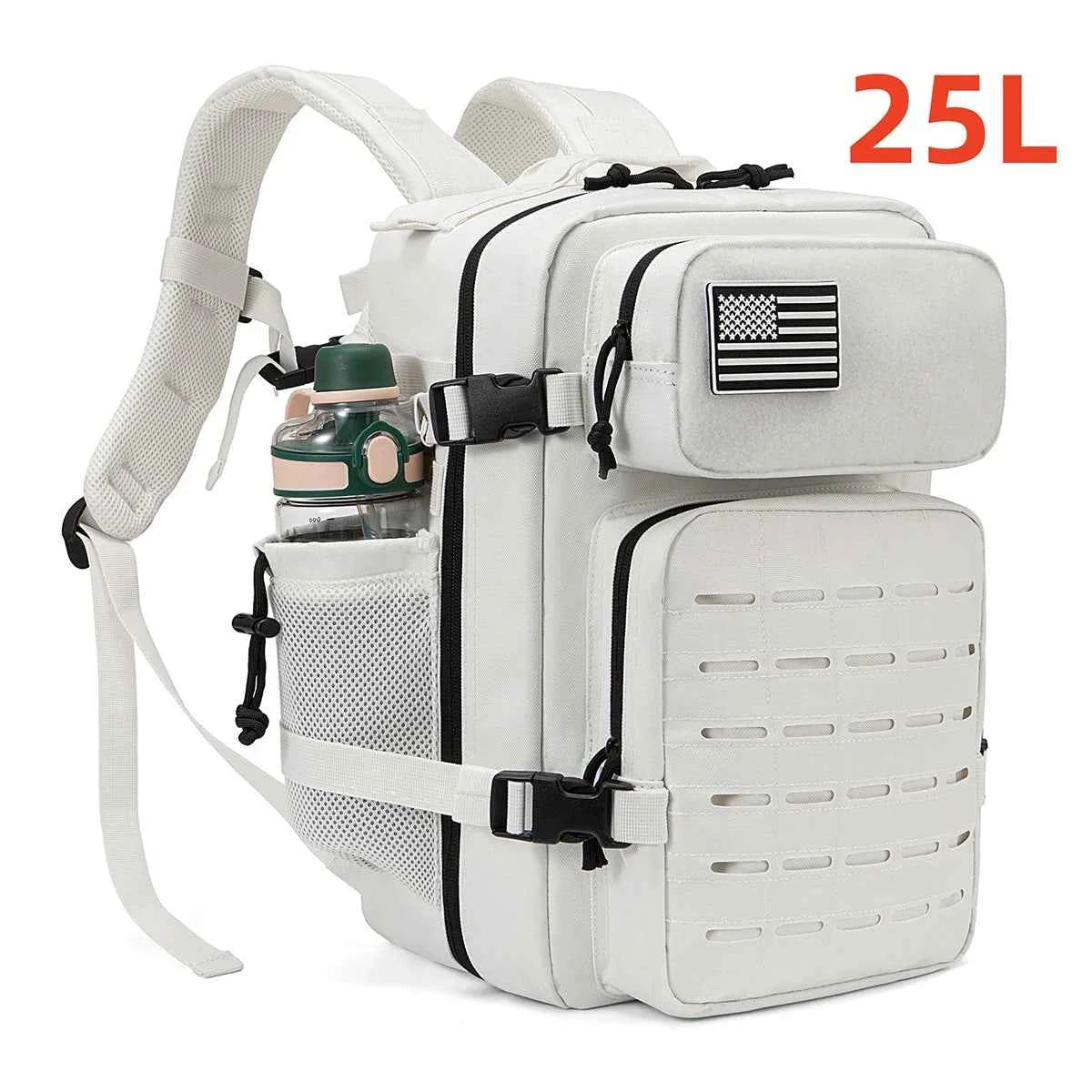 25L/45L Men's and Women's Tactical Backpacks , Outdoor Activities, Small School Backpacks with Water Bottle Holder