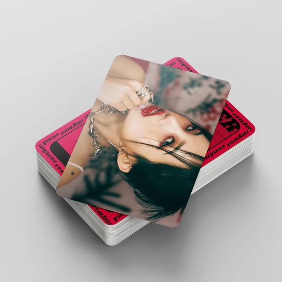 KPOP 55cards/set (G) I-DLE Album Card I FEEL Album GIDLE Ye Shuhua MINNIE Printed Photo Card LOMO Card Gift For Girls Collection SS69