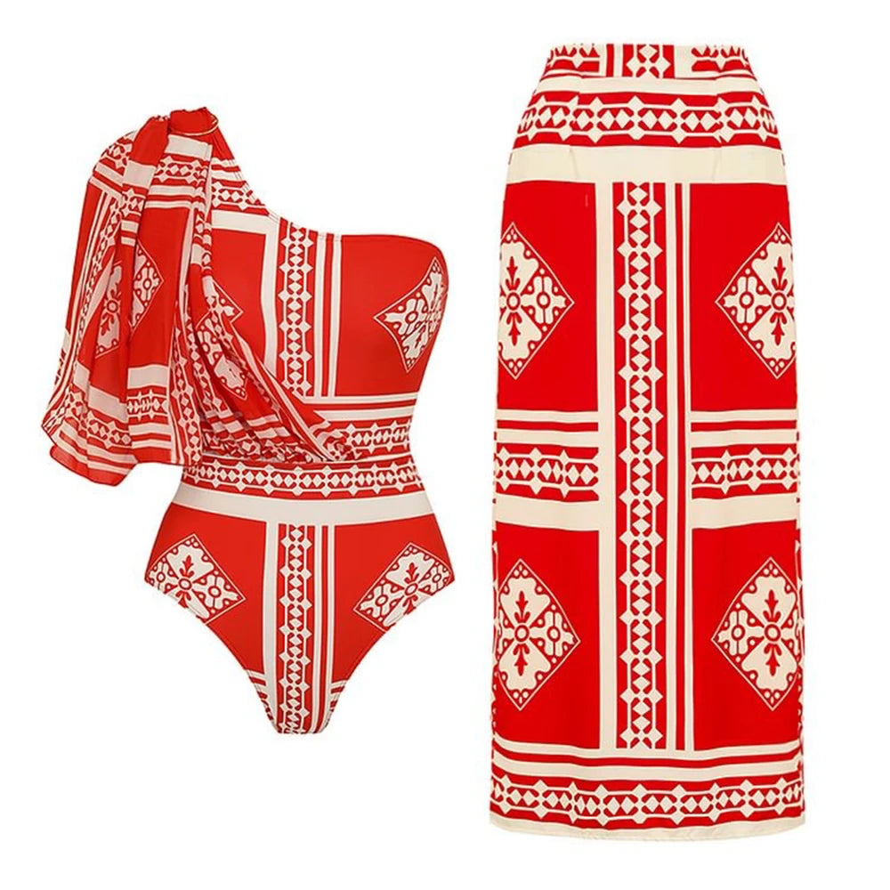 2023 New Arrival Push Up Women Bikini Set Floral Printed Ruffle Bikinis Strappy Bandage Swimwear Brazilian Biquini Bathing Suit SS69