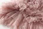 Tiered Tulle Maxi Skirt - Elegant A-Line High Waist Mesh