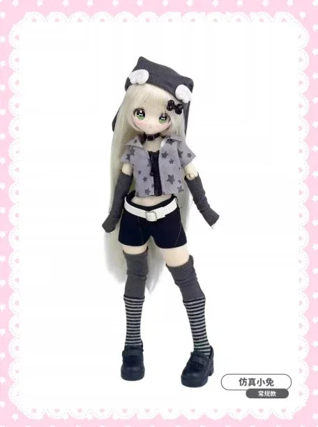 Don'T Touch My Bangs Series 1/6 Bjd Blind Box Mystery Box Toys Kawaii Model Gift Cute Action Anime Figure