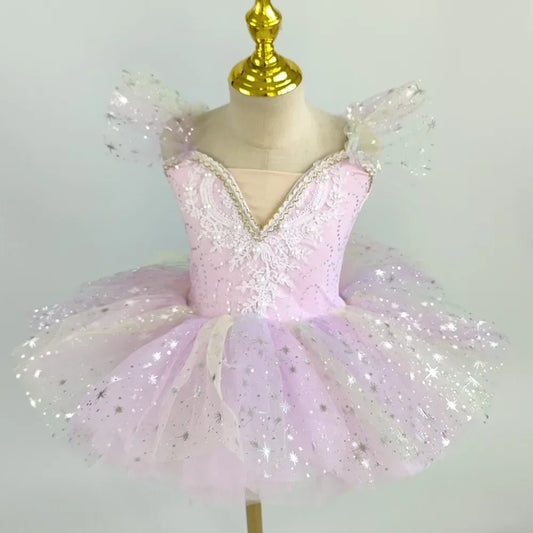 SS69 Girls Sleeveless Tiered Tutu Party Dress Summer Ball Gown Age 4-6Y