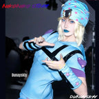 Steel Ball Run Cosplay Anime Jo Jonathan Johnny Joestar Cosplay Costume Anime Game Suit Wig Halloween Party Role Play Outfit