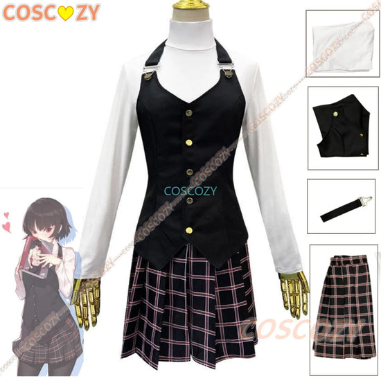 Game Cosplay Costume Queen Makoto Niijima Cosplay Costume Woman School Uniform Christmas Carnival Party Dress Wig Costumes SS69 53.69 Costume / L