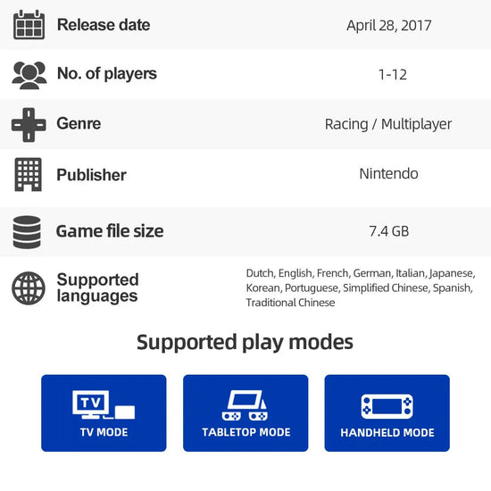 Mario Kart 8 Deluxe Nintendo Switch Game Deals 100% Official Original Physical Game Card Racing Genre for Switch OLED Lite SS69