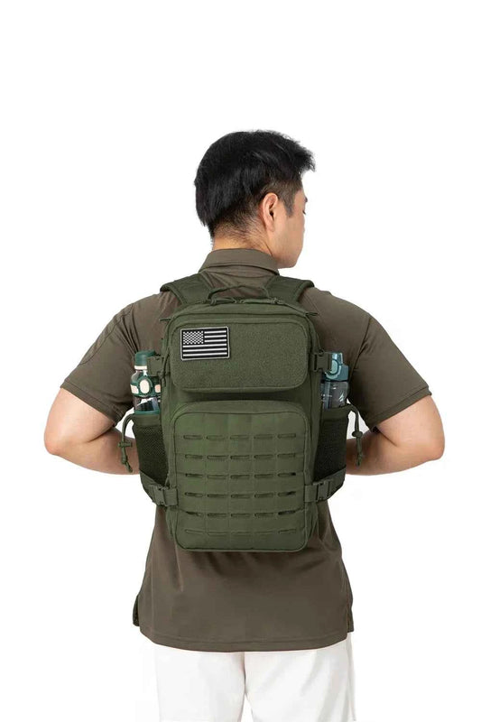 25L/45L Men's and Women's Tactical Backpacks , Outdoor Activities, Small School Backpacks with Water Bottle Holder