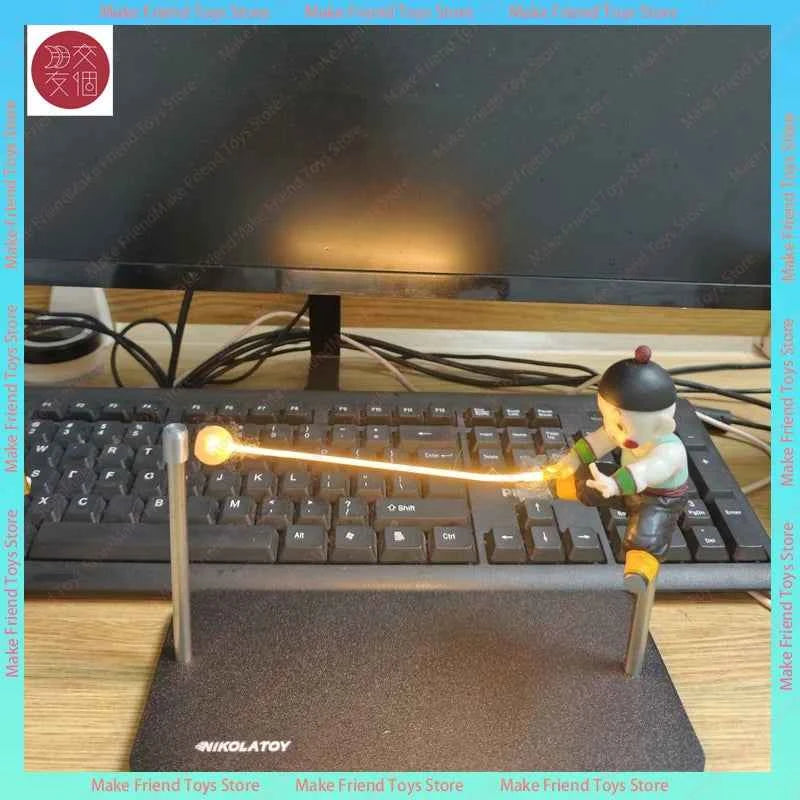 Rechargeable Dragon Ball Gogeta Lamp Gogeta Ligh Son Goku Light Lamp Magnet Light Model Kakarotto Kamehameha Wave Vegetmagnetic 