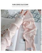 Ice Silk Sunscreen Arm Sleeves - UV Protection for Driving & Cycling