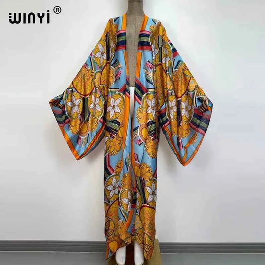 urope phocho  Africa tunic bikini sweet lady  boho Cardigan stitch Cocktail sexcy Boho Maxi Holiday Batwing Sleeve KIMONO mujer