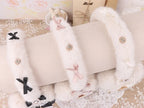 Sweet Mine Rhinestone Love Bow Earmuffs - Lolita Style