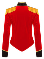 Women Circus Ringmaster Costume Showman Majorette Tassel Tailcoat Jacket Halloween Carnival Lion Tamer Cosplay Costumes