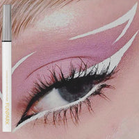 1PC Matte Liquid Eyeliner Waterproof Long Lasting Eye Pencil White Eye Liner Lying Silkworm Pen Makeup For Eyes Wonmen Cosmetic SS69