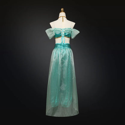 Role playing costumes, adult performance costumes, women's Christmas and birthday parties, Carnival Jasmine Princess dresses
