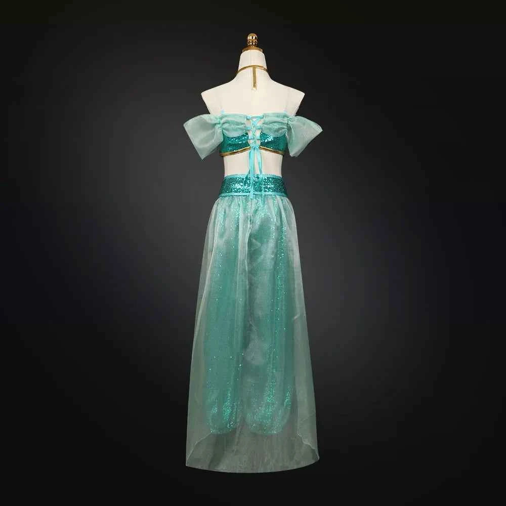 Role playing costumes, adult performance costumes, women's Christmas and birthday parties, Carnival Jasmine Princess dresses