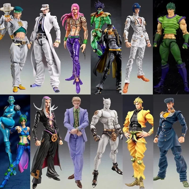 15cm Anime Jojo Bizarre Adventure Kujo Jotaro Dio Brando Diavolo Bruno Bucciarati Abbacchio Jolyne Cujoh Valentine Action Figure