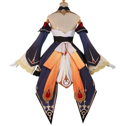 Genshin Impact Sandrone Cosplay Costume Wig Marionette Dress Uniform Eleven Fatui Harbingers Halloween Party Women Girls Props