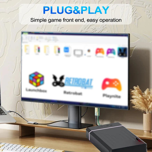 12TB Retro Gaming HDD with Hyperspin&Launchbox&Retrobat&Playnite OS for PS3/PS2/PS/SWITCH/N64/WIIU for Windows with 100000+Games SS69