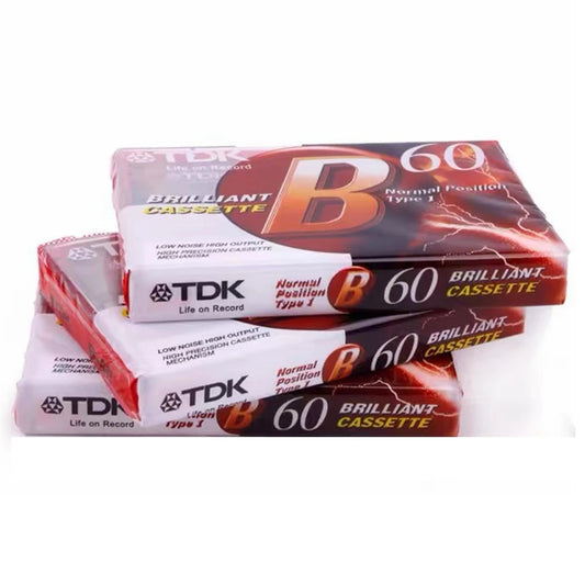 Security-Hin 60-Minute Blank Cassette Tapes for Audio Recording, 10-Pack