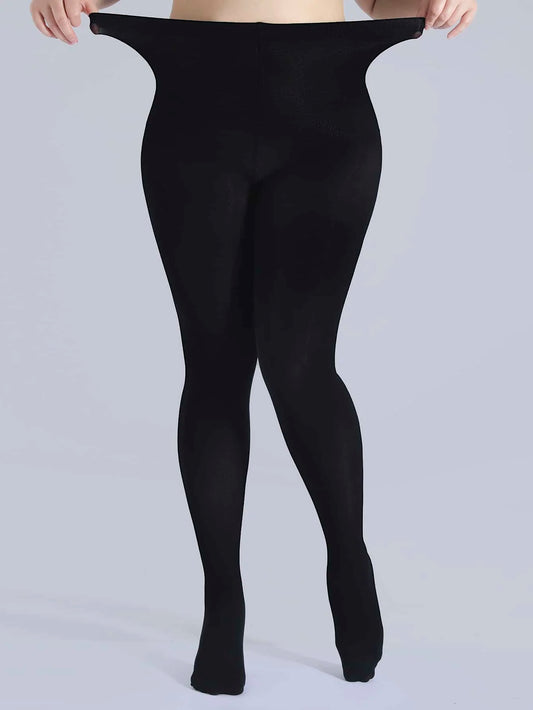 Plus Size High Waisted Stretch Pantyhose & Hosiery for Women - Comfortable and Stylish, Embrace Your Beauty