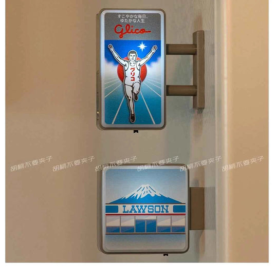 Dotonbori Glico 711 Lake Kawaguchi-ko Lawson Store Sign Lightboard Photo Spot Fridge Magnet Sticker Decoration254