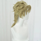 Dio Brando Cosplay Jojo Bizarre Adventure Cosplay High Quality Green Golden Brown Wig Heat Resistant Synthetic Wigs + Wig Cap