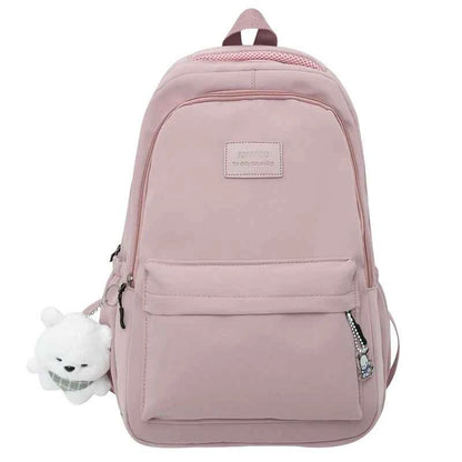 New Female Fashion Men High Capacity Waterproof College Backpack Trendy Women Laptop School Bags Cute Girl Travel Book Bag Cool