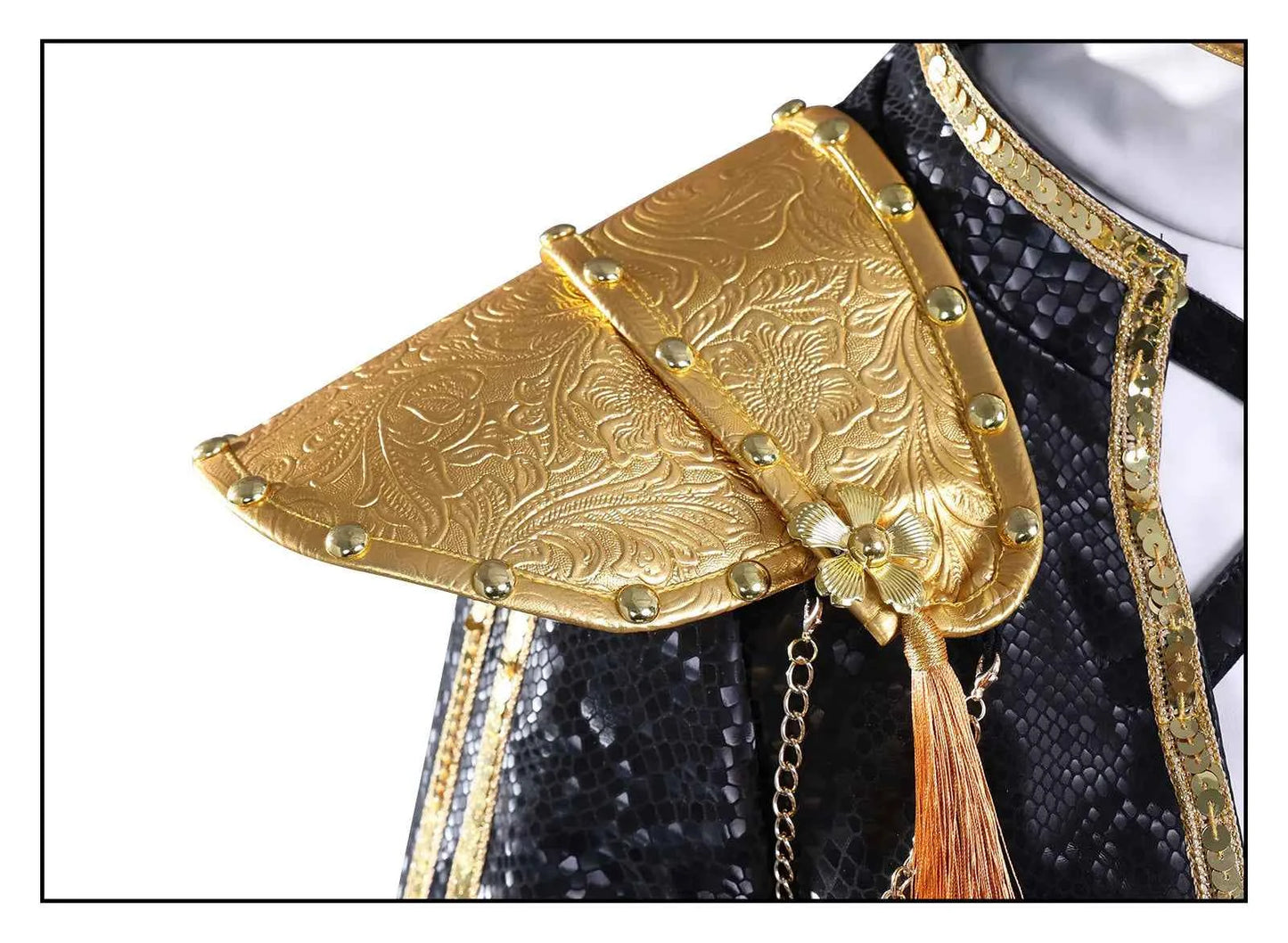 Anime Rumi Cosplay Costume Wig Woman Black White Uniform Christmas Halloween Party Clothing