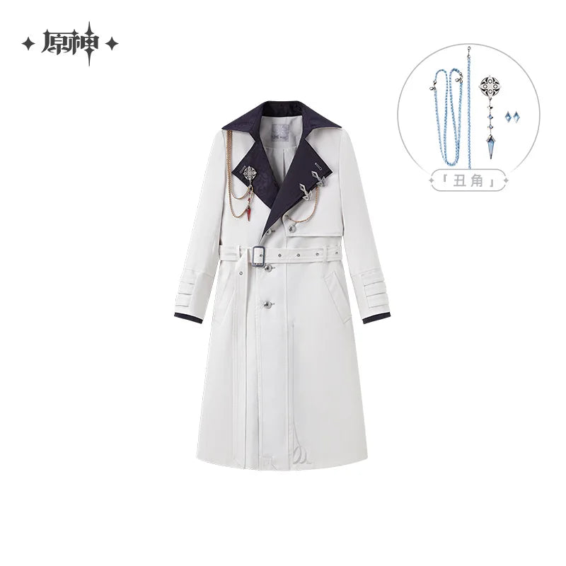 Genshin Impact Tartaglia Cosplay Windbreaker Jacket - Unisex Polyester