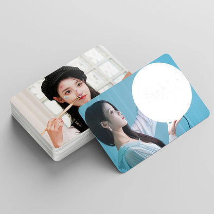 55pcs/set Kpop IU The Golden Hour Lomo Cards High quality HD Photocard for fans collection Fashion Cute Fans Gift SS69