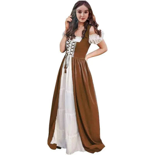 Medieval Renaissance Drama Dance Costume Halloween Girdle Cos Dress Halloween Costumes for Women Dress Love Live Cosplay
