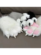 Fleece Animal Claw Mittens for Cosplay & Costumes