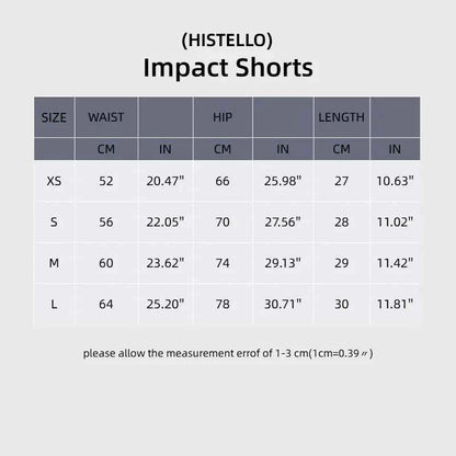 HISTELLO Impact Shorts 4.5" Women Fitness Sports Biker Shorts Low Waist Gym Short Workout Scrunch Butt Yoga Seamless Leggings