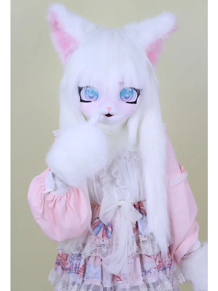 Furry Kigurumi Animal Cosplay Mask - Polyester Costume Head