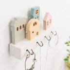 Fairytale Town Wooden Wall Hook Rack for Keys