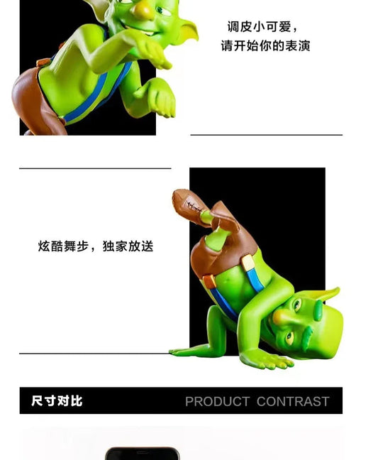 【In Stock】100% Original Supercell Coc Dancing Goblins Collector's Edition Models Anime Figurine Original Box Action Figure Toys SS69