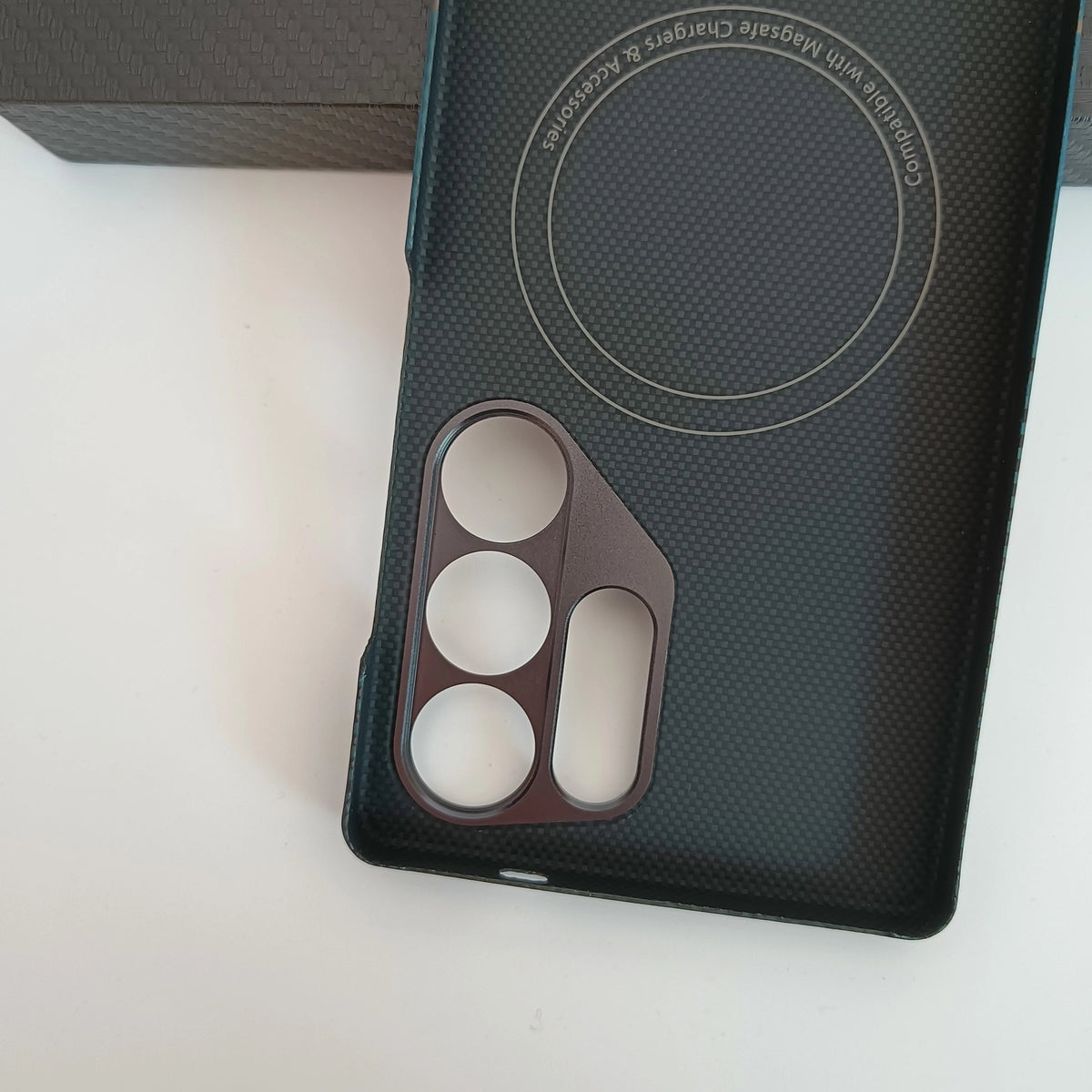 Genuine Aramid Carbon Fiber Magsafe Case For Samsung Galaxy S25 Ultra Matte Sunset Moonrise Bulletproof Magnetic Hard Thin Cover SS69