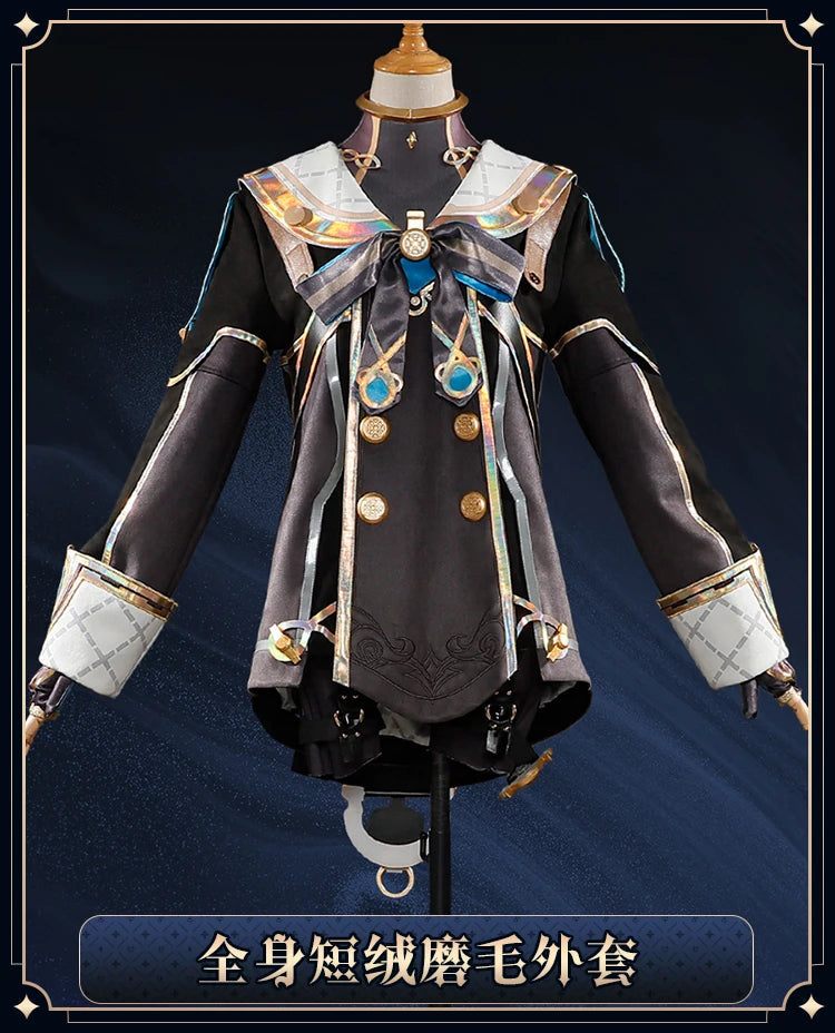 Genshin Impact Freminet Cosplay Costume Uniform Anime Chinese Style Halloween Costumes Role Play for Women Game SS69
