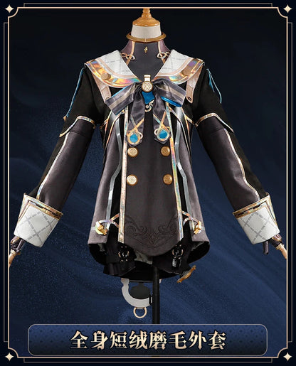 Genshin Impact Freminet Cosplay Costume Uniform Anime Chinese Style Halloween Costumes Role Play for Women Game SS69