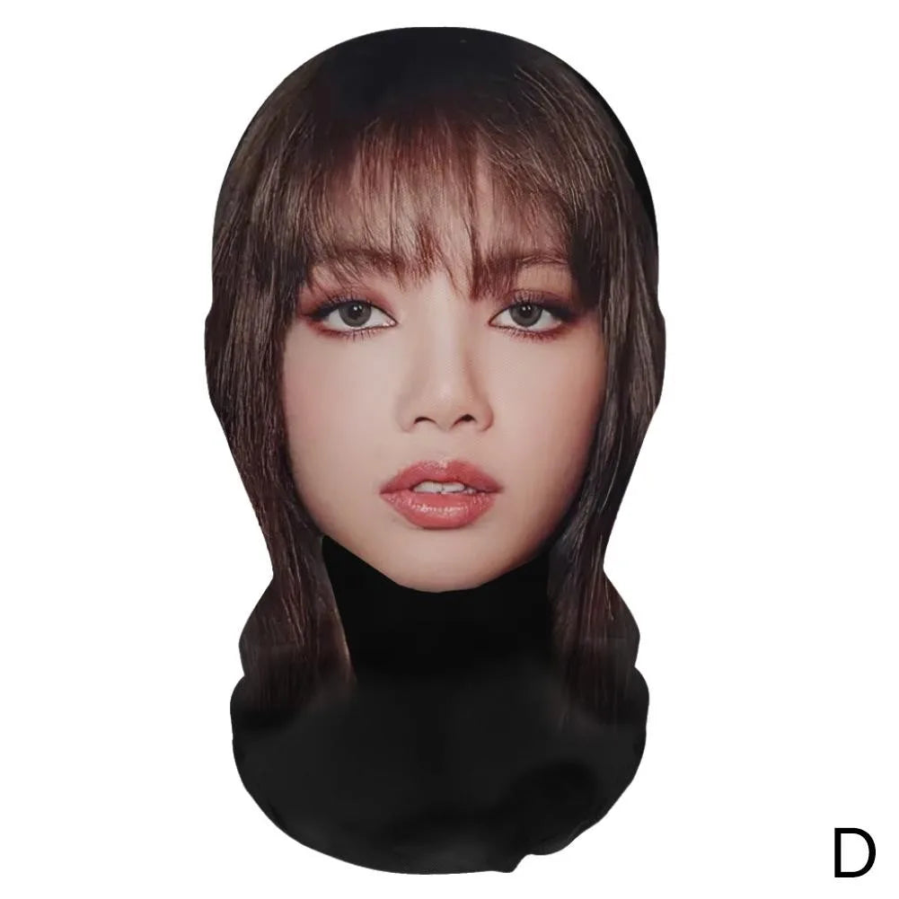 Breathable Mesh Full Face Mask for Cosplay & Parties