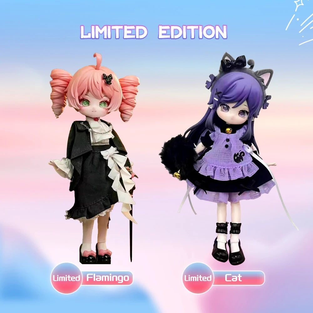 New Come4free Miniy The Jungle Book Series Ob11 1/12 Bjd 20cm Movable joint doll Anime Figures Dolls Mystery Box Boy Girls Gifts SS69