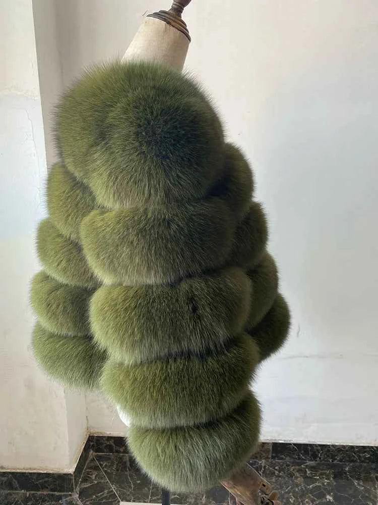 Winter Women's Cold Coat Top Fox Jackets For Women clothing Natural Real fox Fur Jacket Coats For Women Fur Jacket In Promotion