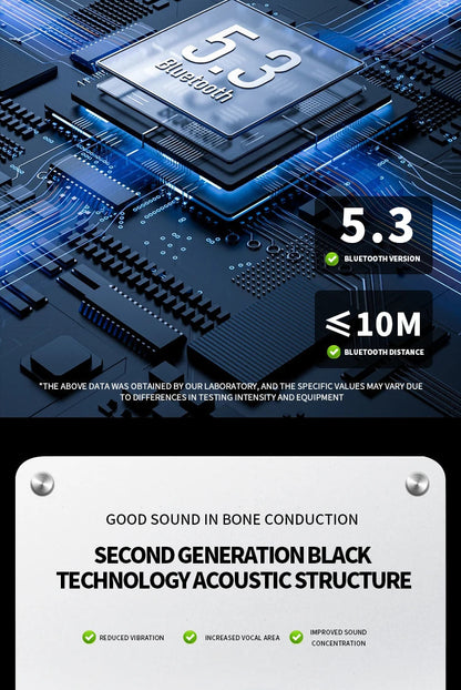 Xiaomi Mijia Bone Conduction Earphones Bluetooth 5.3 Sports Wireless Headphones Ear Hook Waterproof Headset for Running Driving SS69